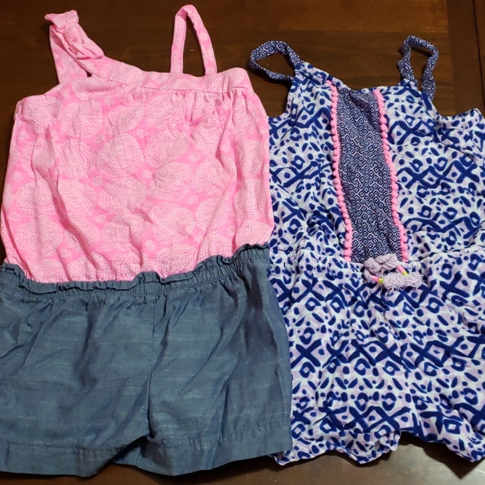 2- 4t Rompers